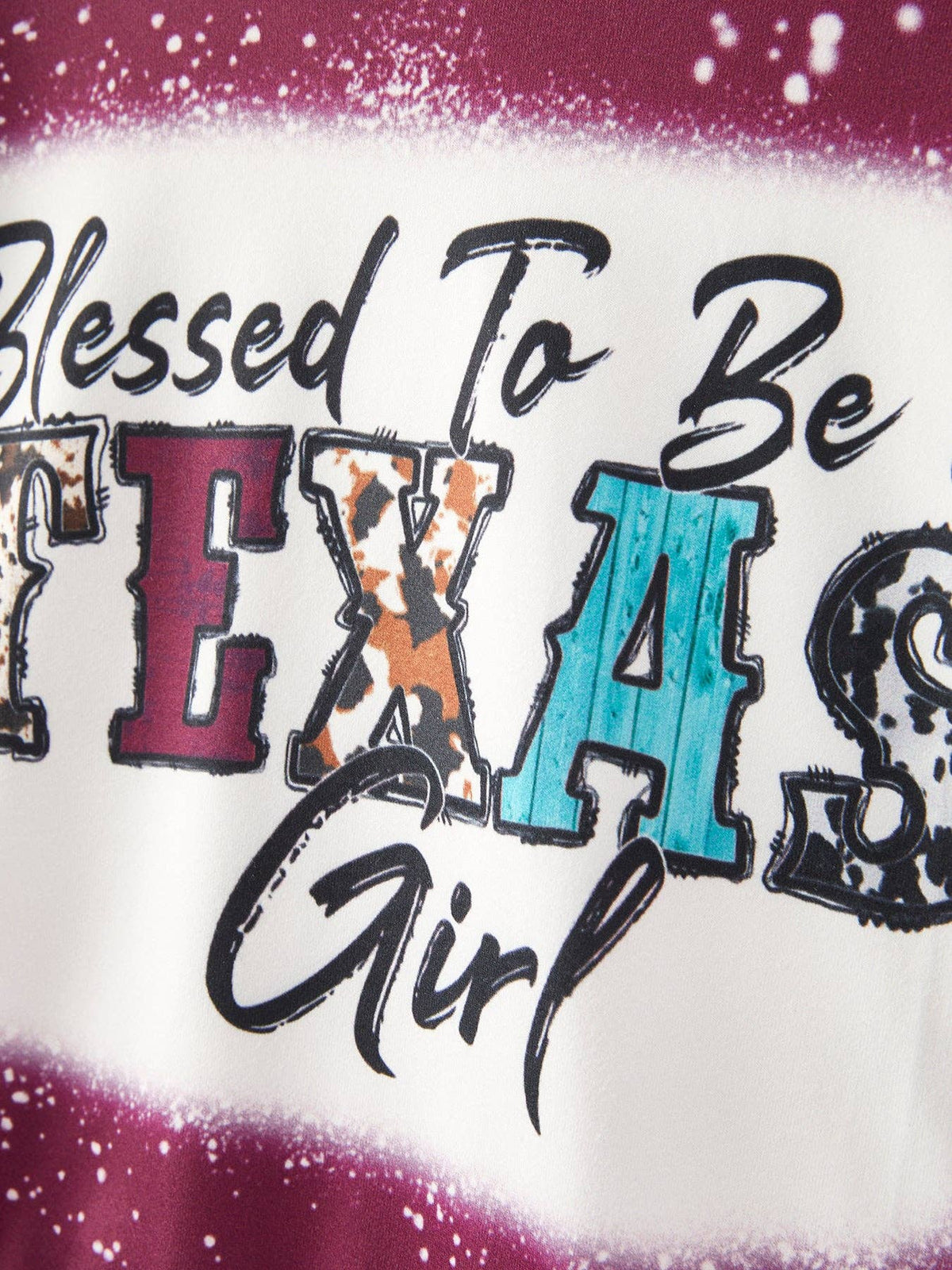 Leopard/Western Texas Long Sleeve Hoodies Set of 4