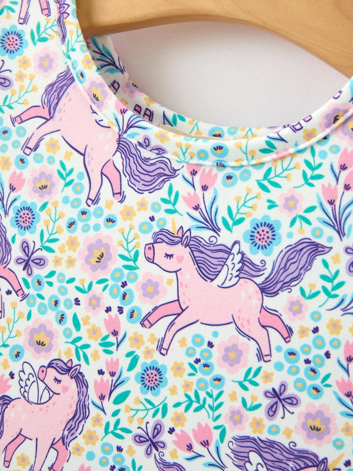 Unicorn Floral Twirl Dress