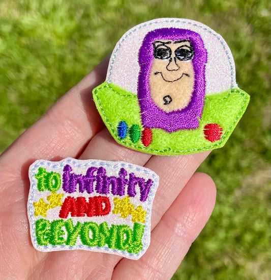 To Infinity & Beyond Feltie Clips