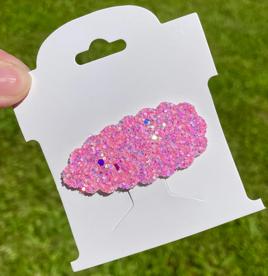 Aurora Glitter Snap Clip