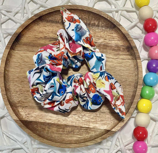 Just Keep Swimming Scrunchie