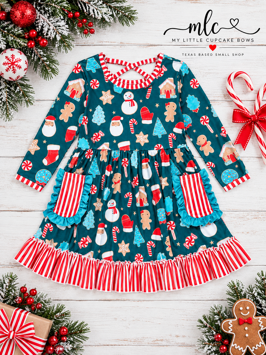 My Favorite Christmas Things Twirl Dress