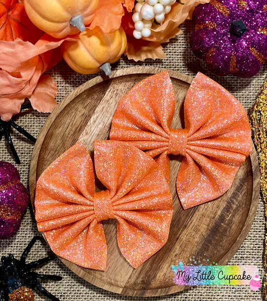 Orange Holo Fabric