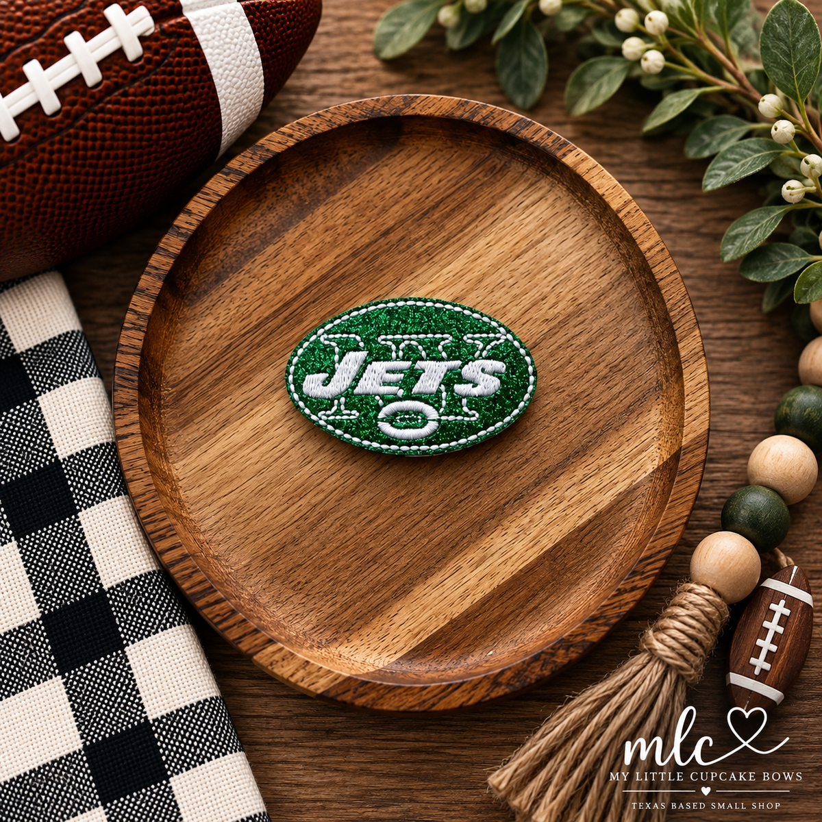 Jets Feltie Clip