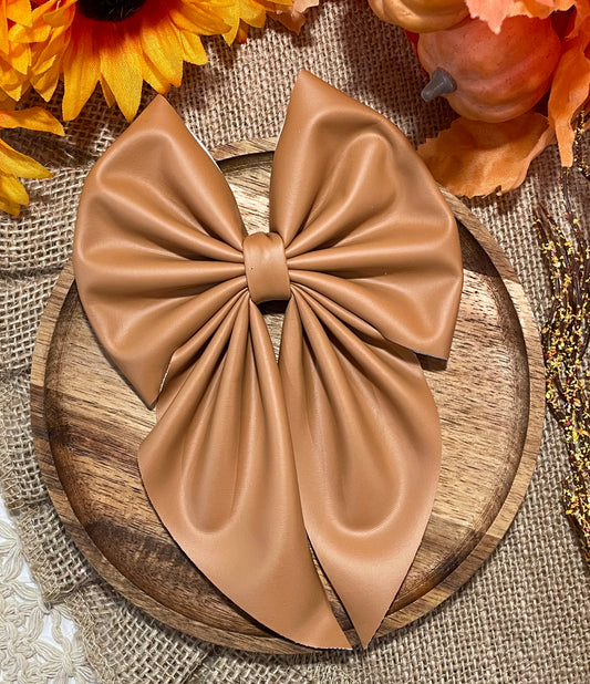 Caramel Pleather Fabric