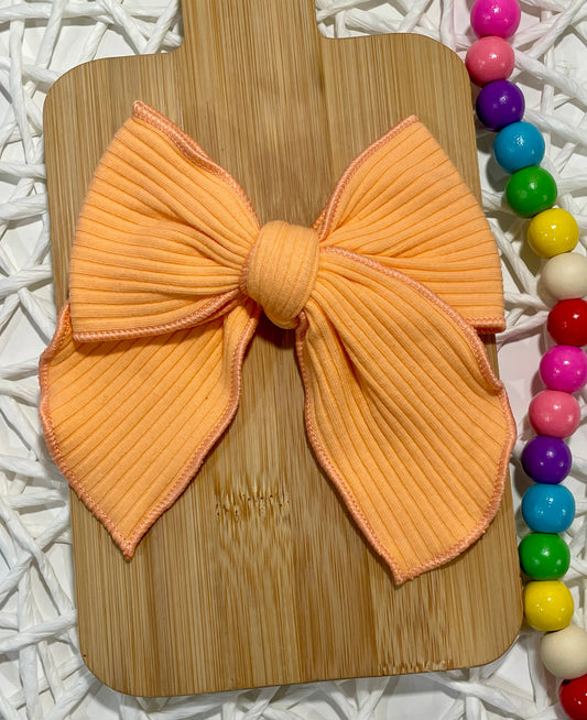 Creamsicle Ribbed 4.5in Serged