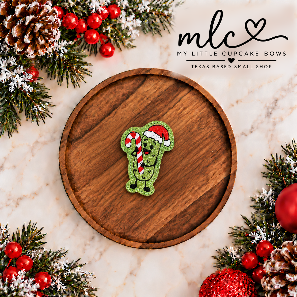 Picklemas Feltie Clip