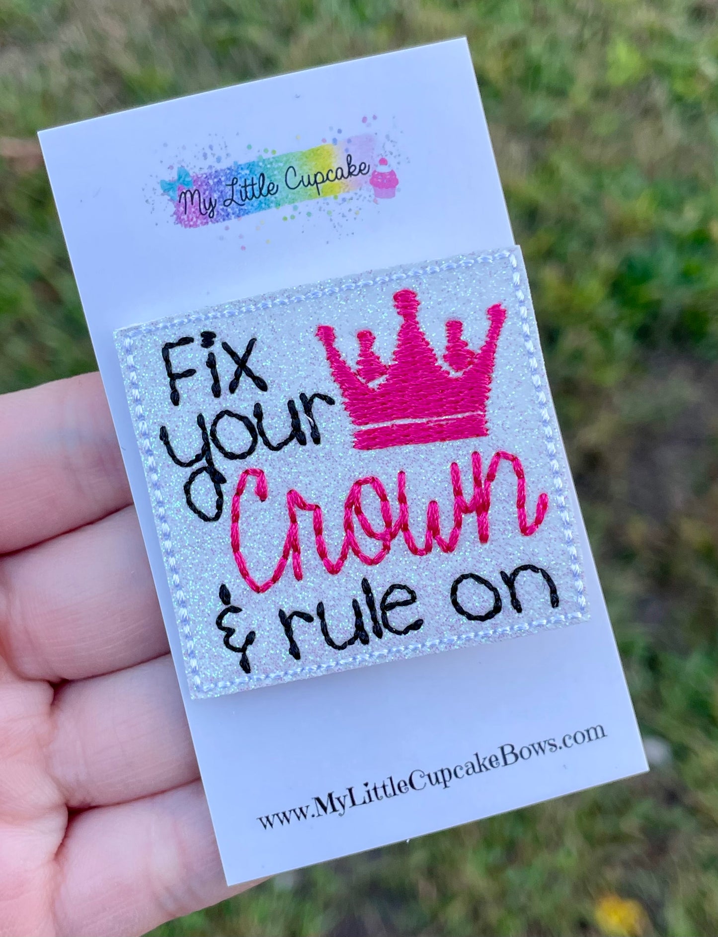 Fix Your Crown Feltie Clip