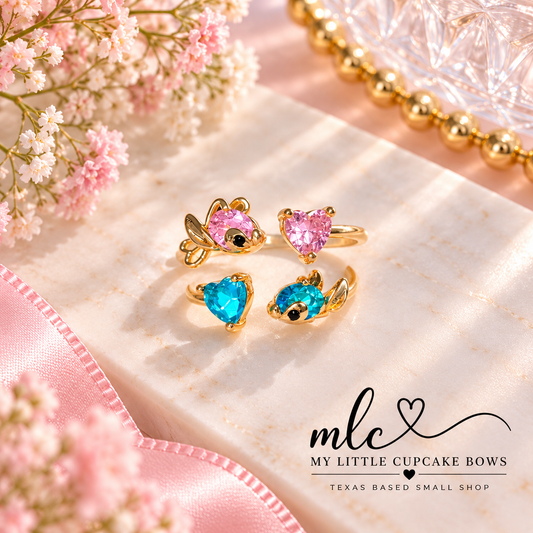 Stitch & Angel Adjustable Rings