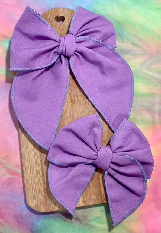 Lavender Linen Serged