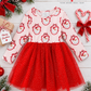 Vintage Santa Christmas Tutu Dress