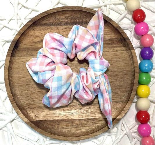 Plaid Gingam Scrunchie