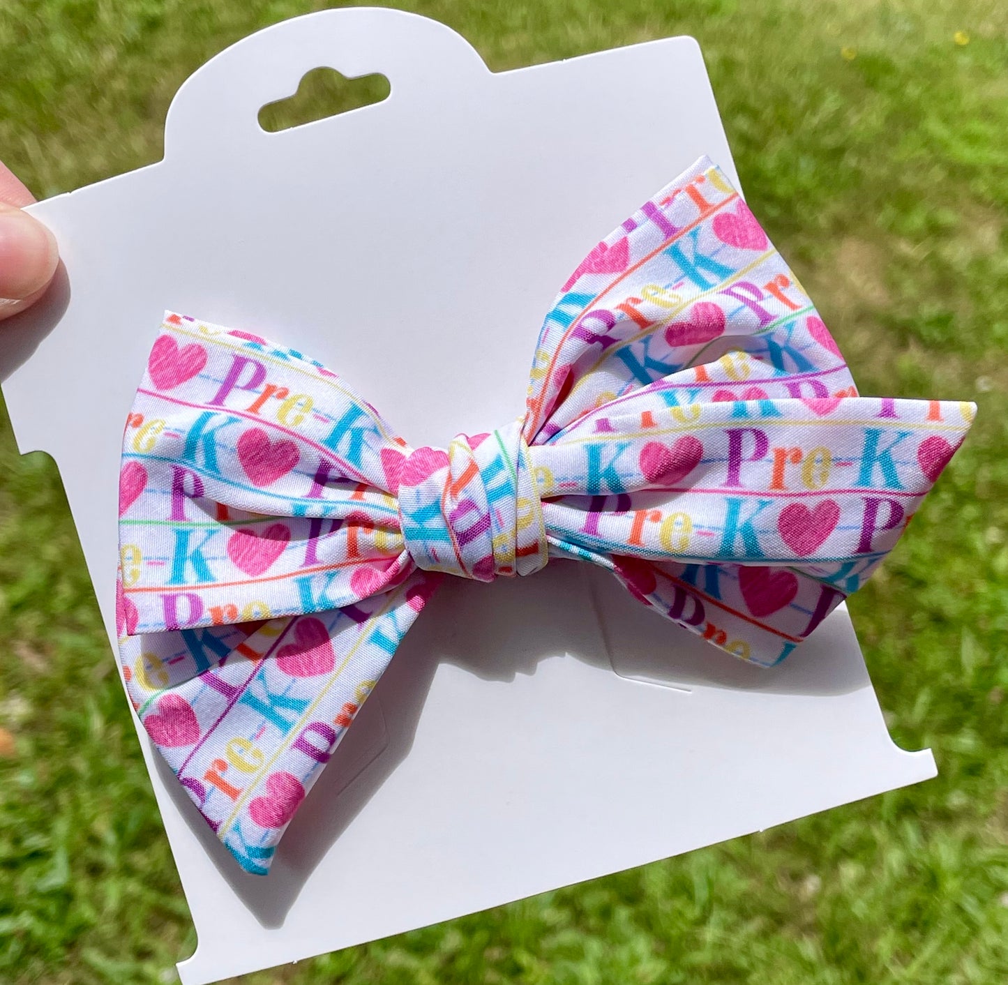 Colorful Grades 5in Hand Tied Bow