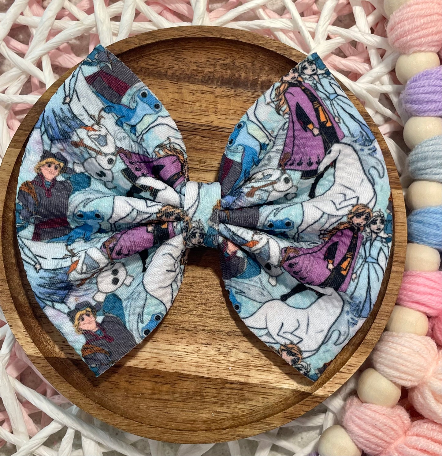 Frozen Fabric Bow