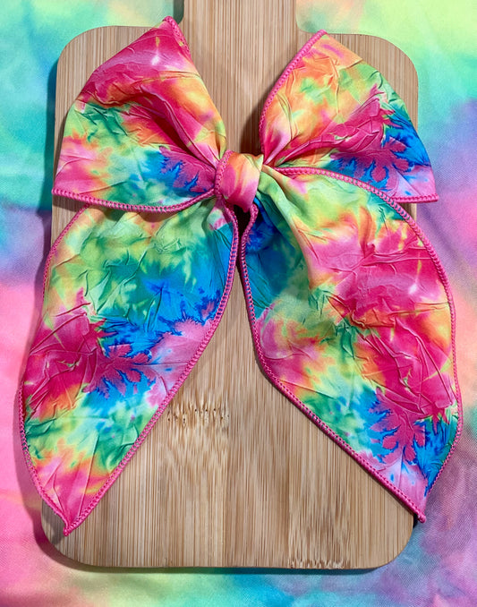 Neon Tie Dye 5.5in Serged