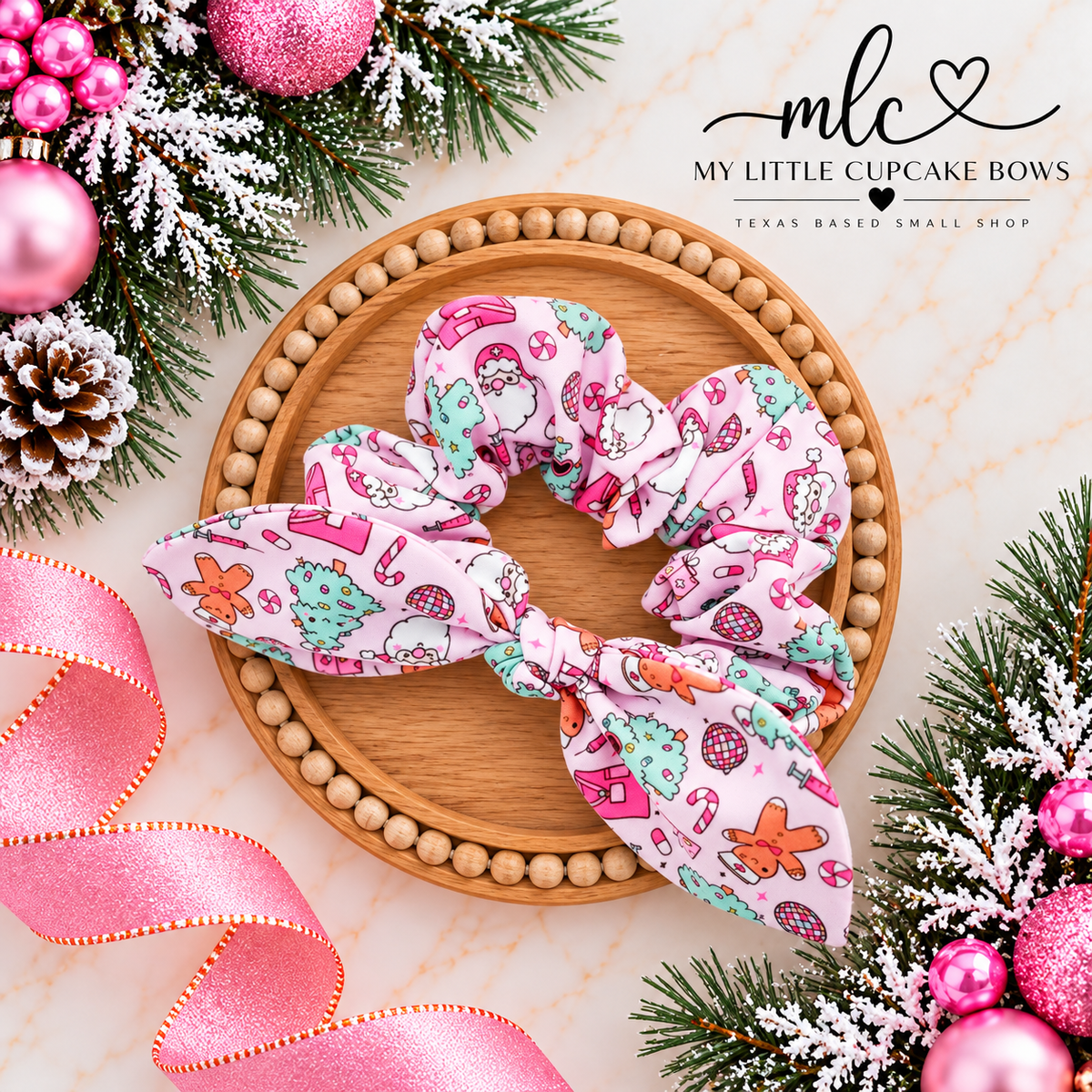 Medical Pinkmas Scrunchie