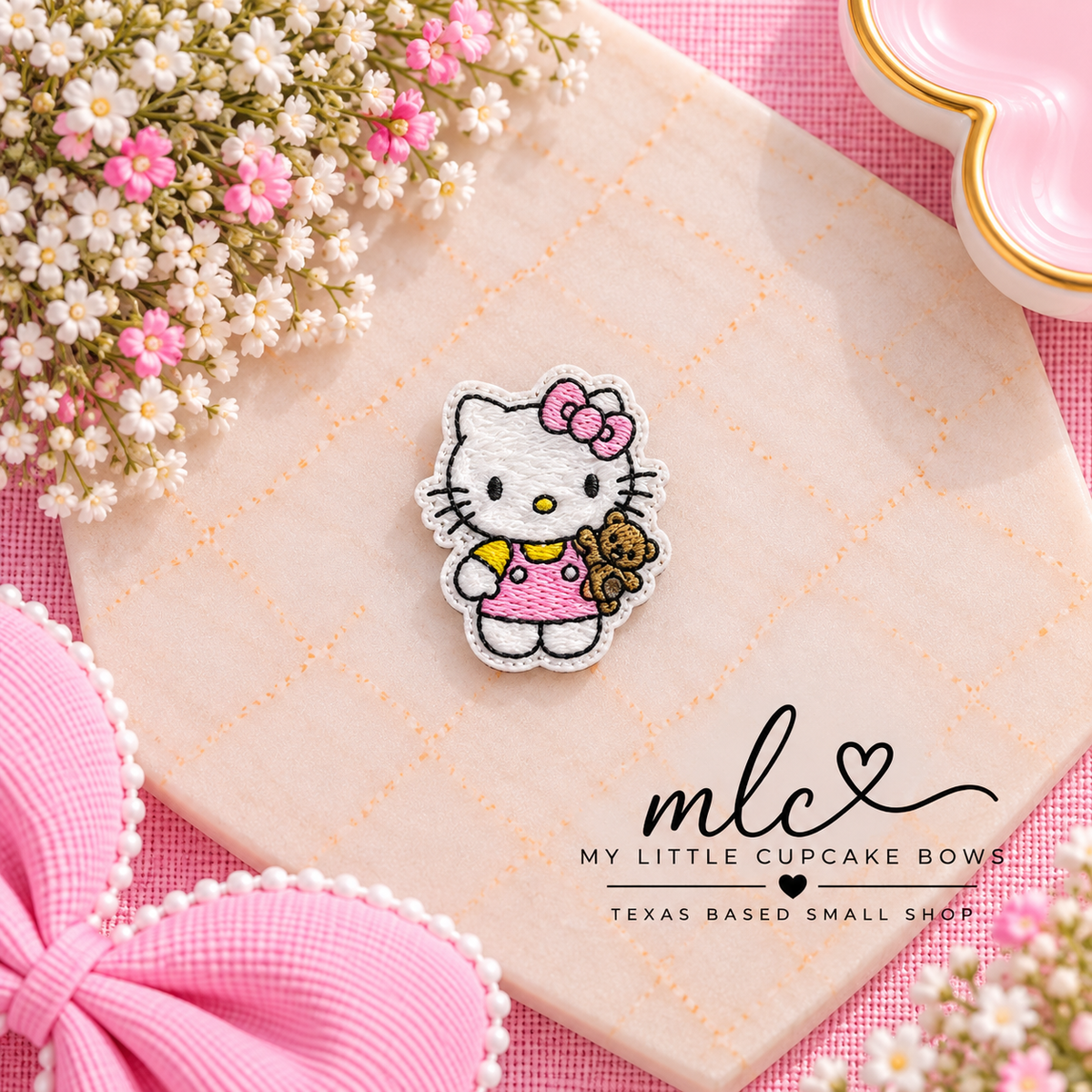 HK with Teddy Feltie Clip