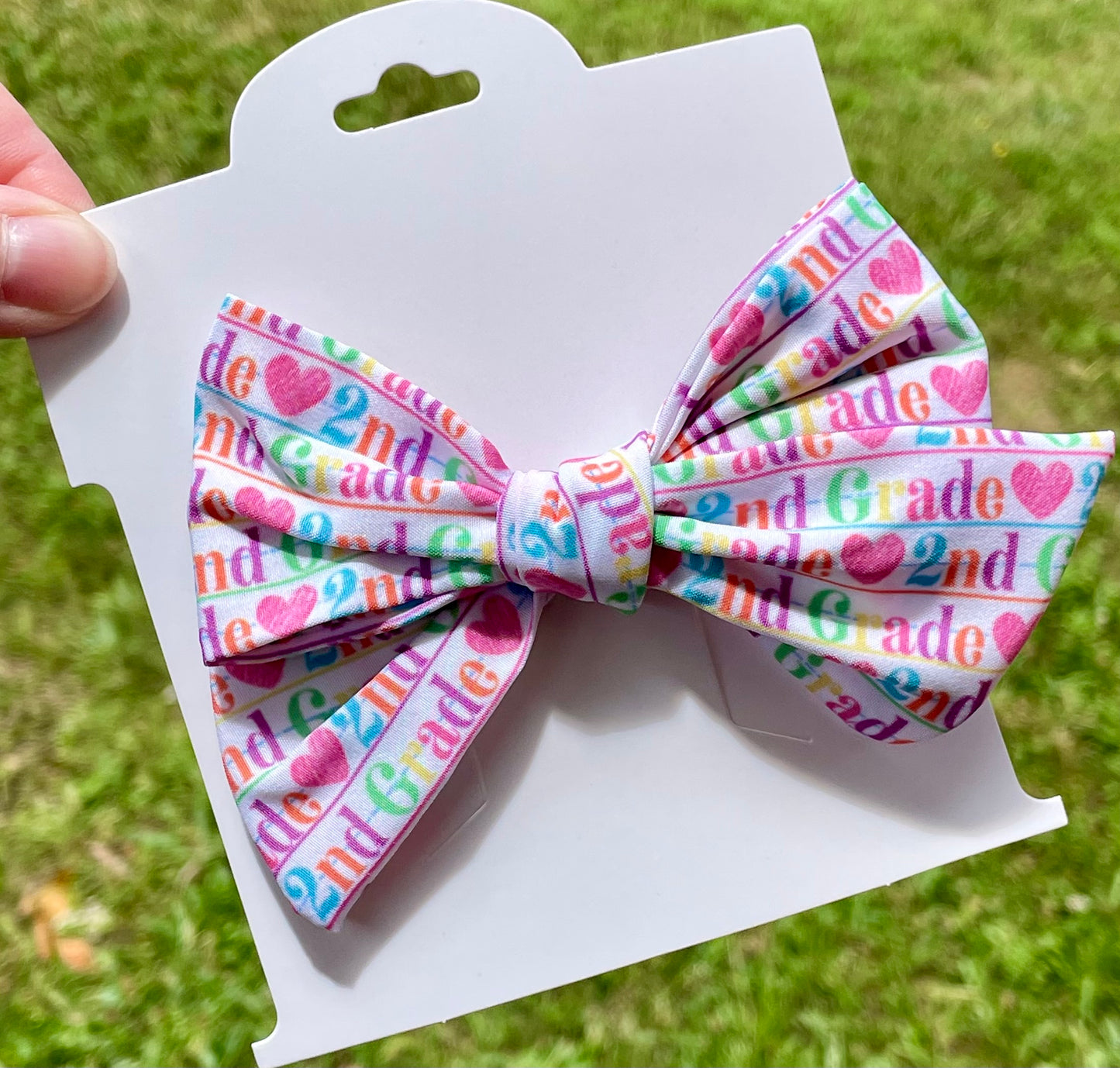 Colorful Grades 5in Hand Tied Bow