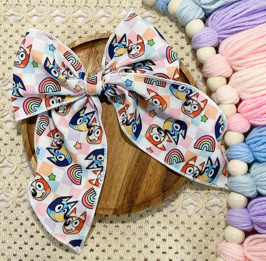 Heeler Checkers 5.5in Serged