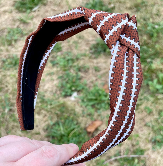 Football Laces Knotted Headband