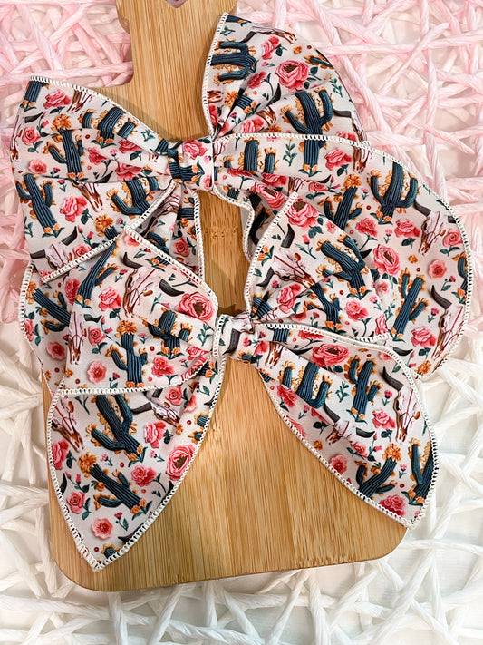 Catcus Floral 5.5in Serged