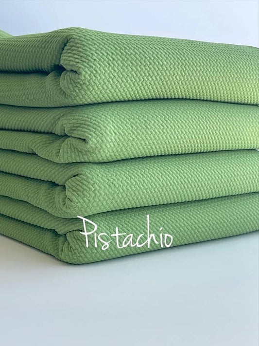Pistachio Fabric Bow