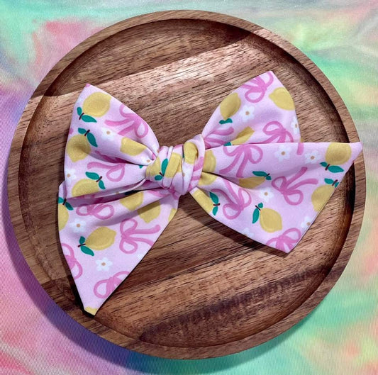 Lemons & Bows 5in Hand Tied