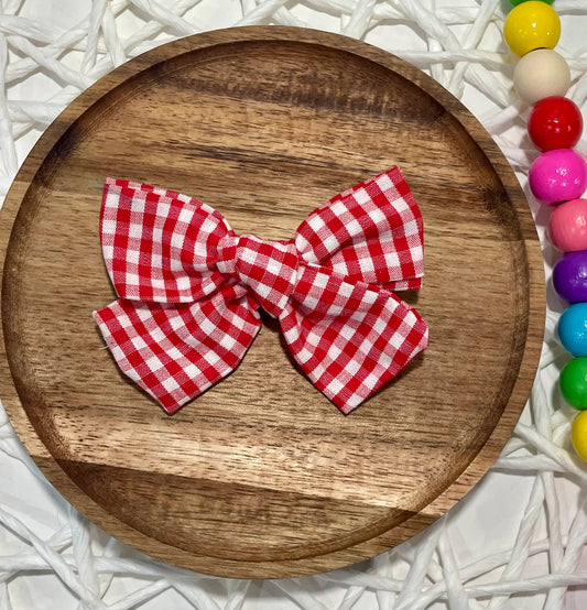 Red Picnic Hand Tied