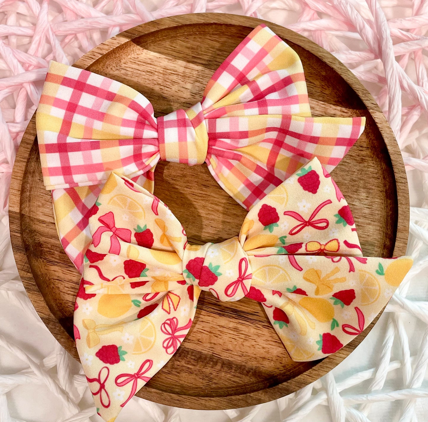 Lemons & Bows 5in Hand Tied