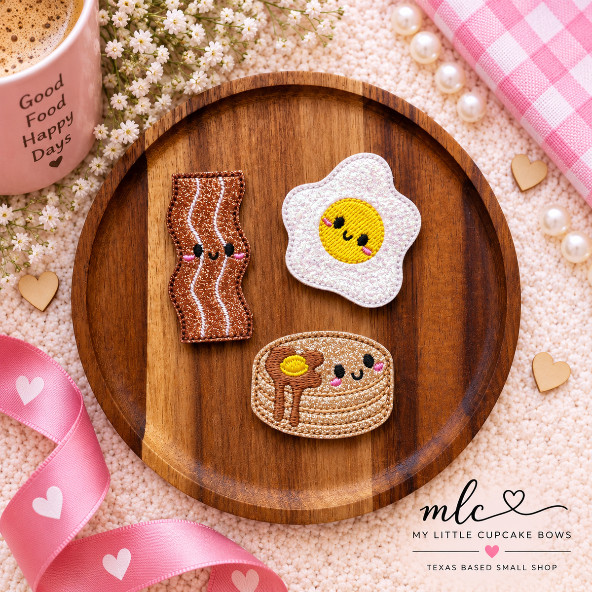 Breakfast Foodies Feltie Clips