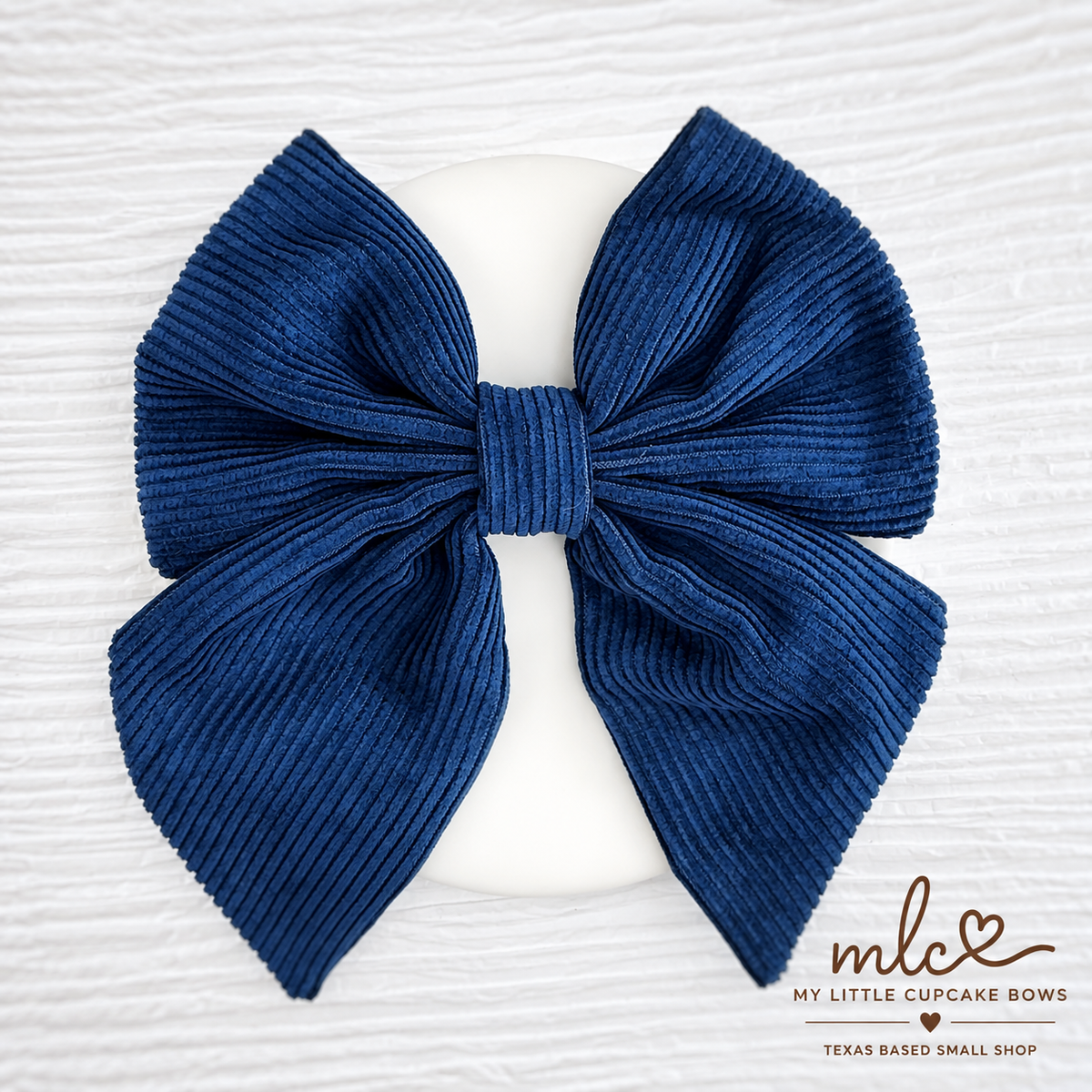 Navy Cord Velvet Chunky Sailor