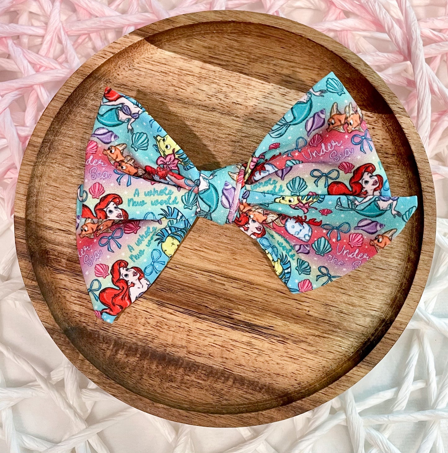 Ombre Little Mermaid 5in Hand Tied
