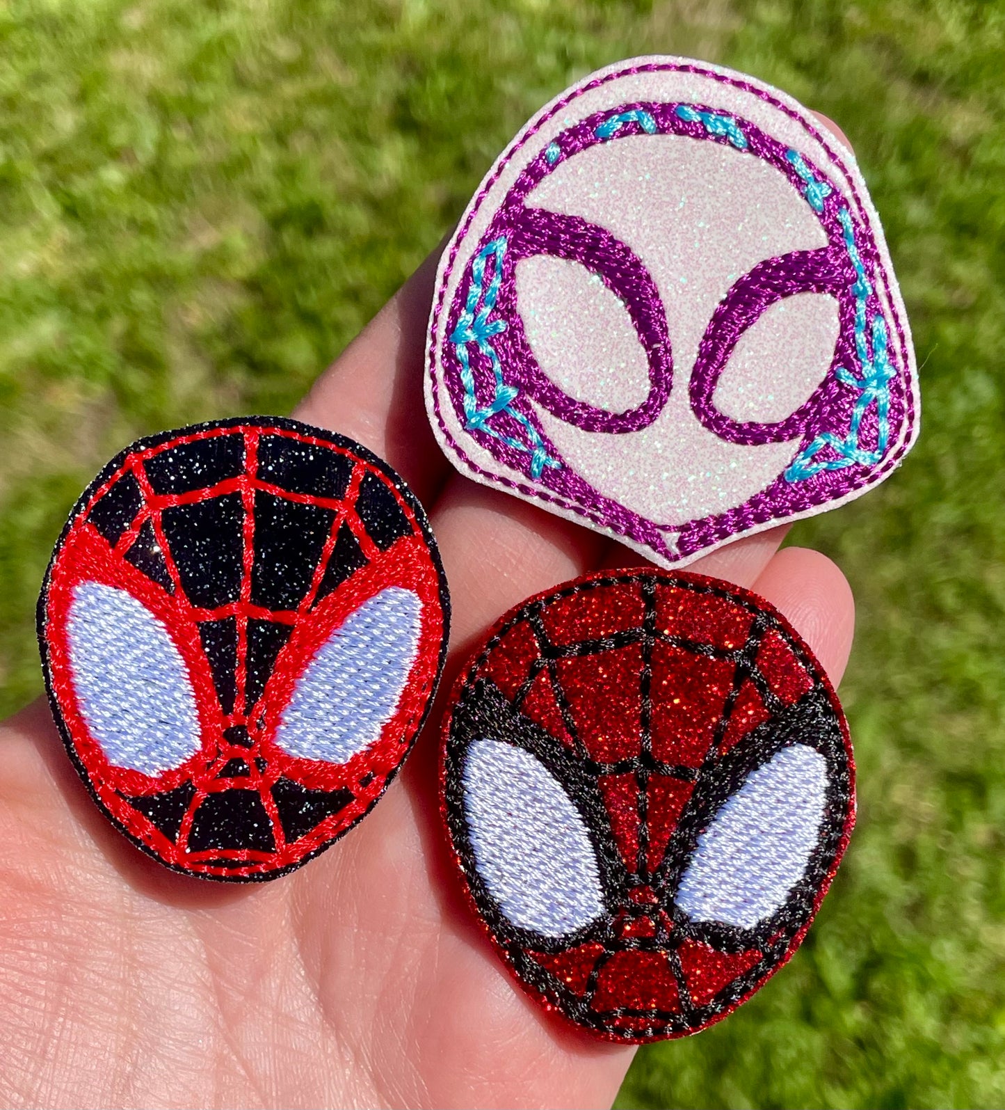 Spidey Feltie Clips