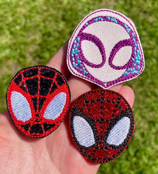 Spidey Feltie Clips