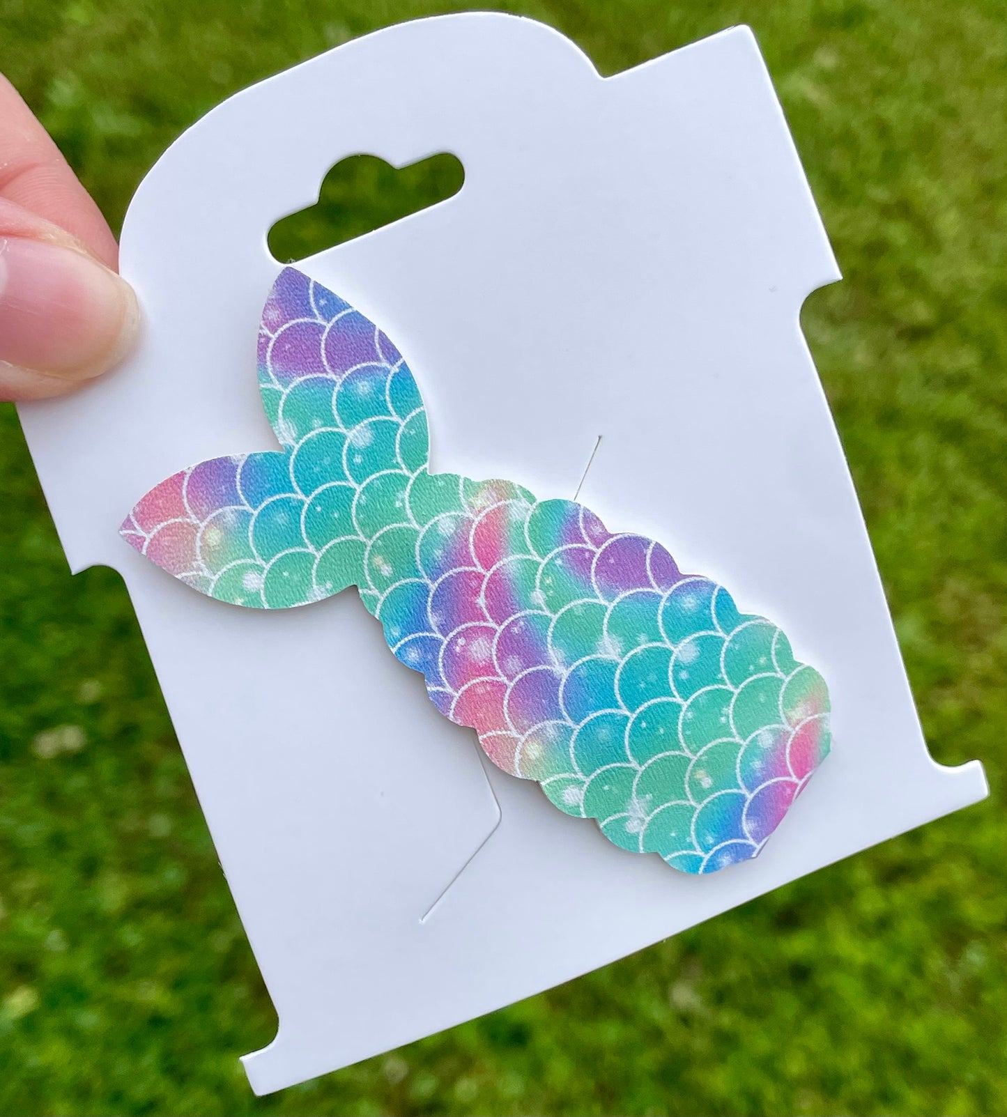 Watercolor Mermaid Snap Clip