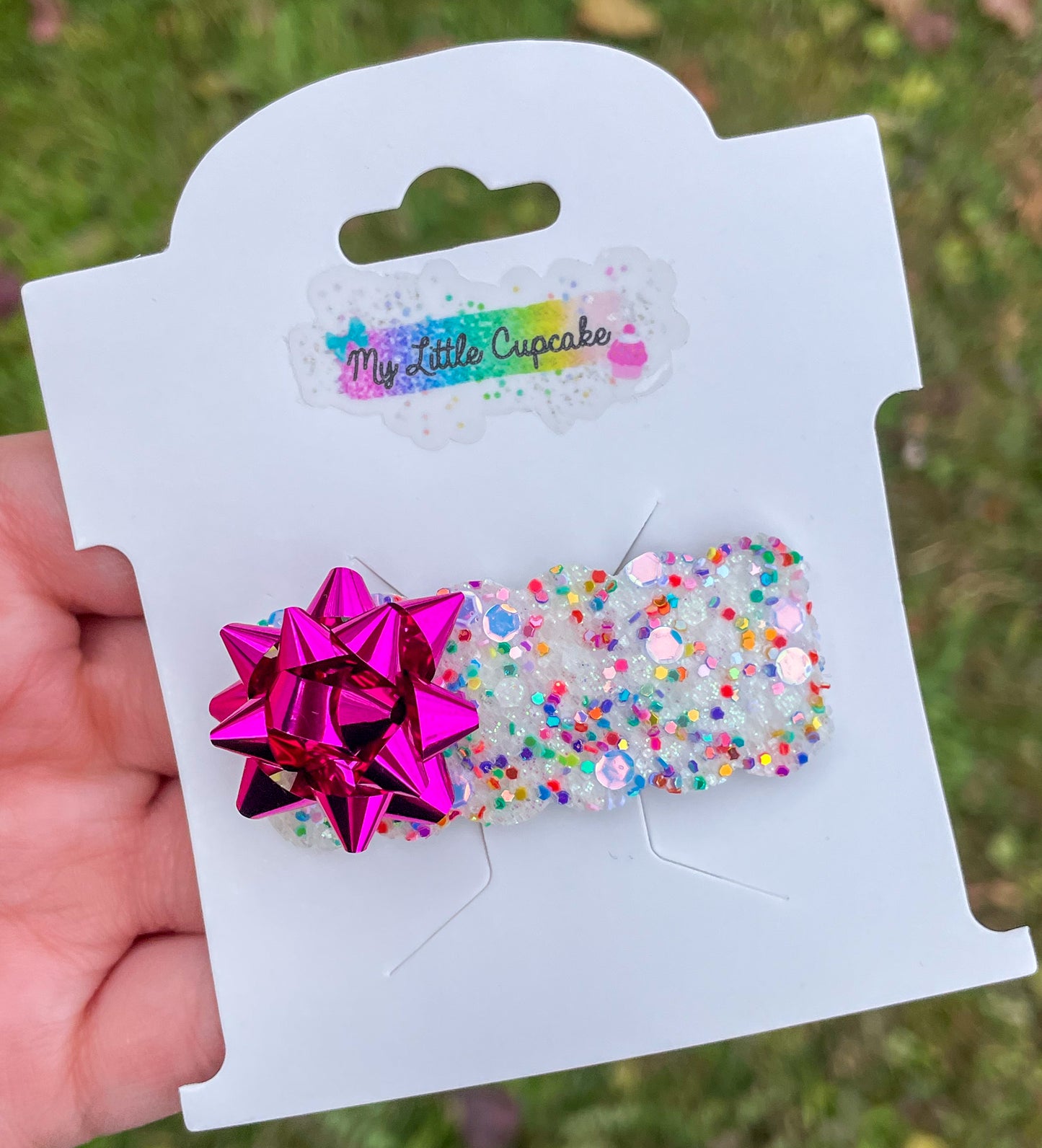 Gift Bow Snap Clips