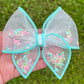 Mint Seashell Shaker Bow