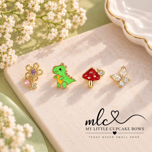 Dino Garden Mix & Match Earrings Set