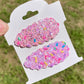 Sprinkle Glitter Snap Clips