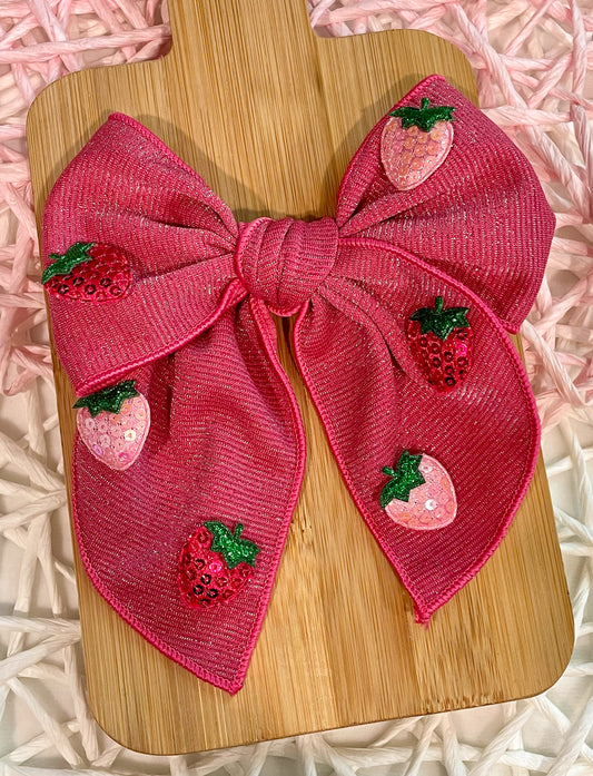 Strawberry Shimmer 5.5in Serged