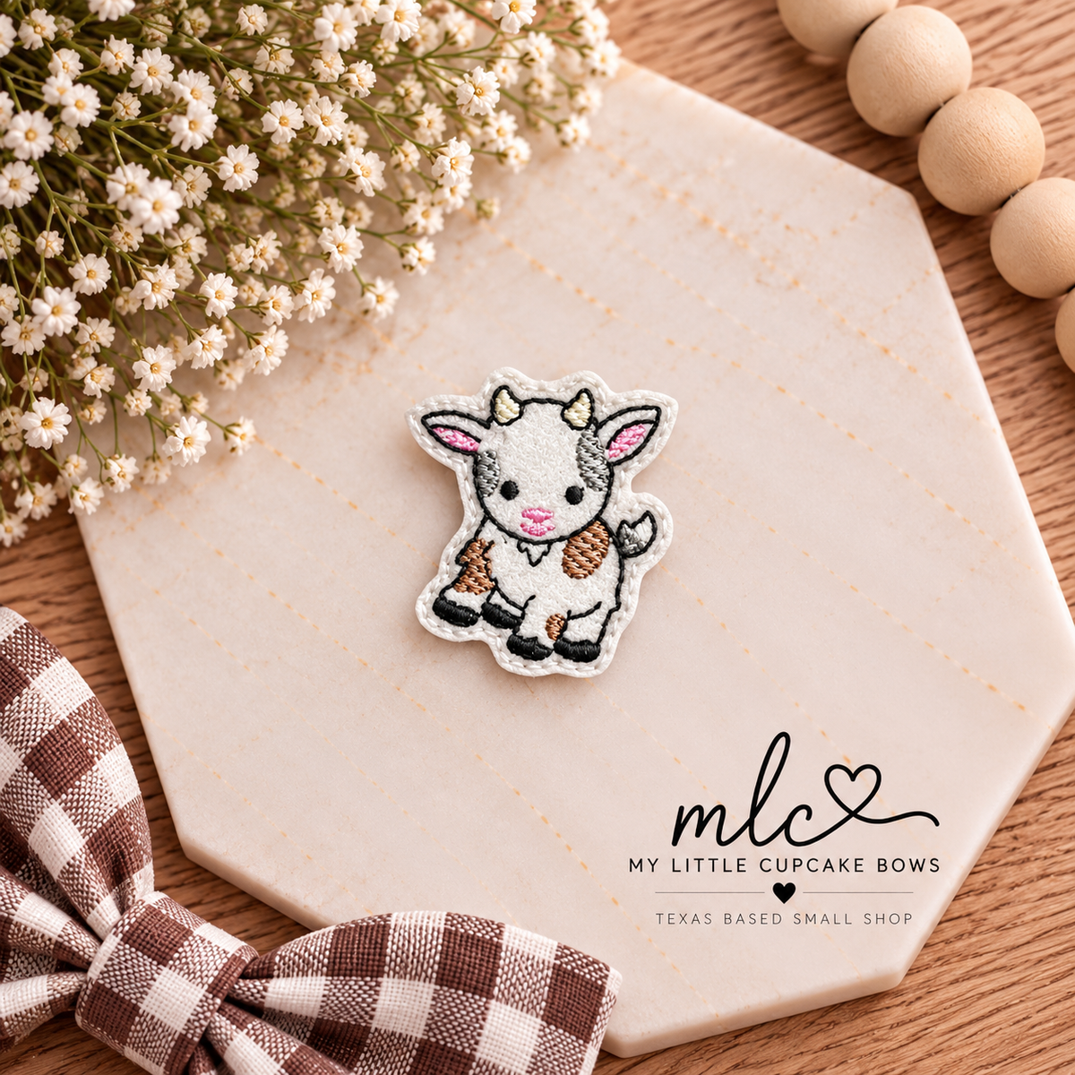 Baby Goat Feltie Clip