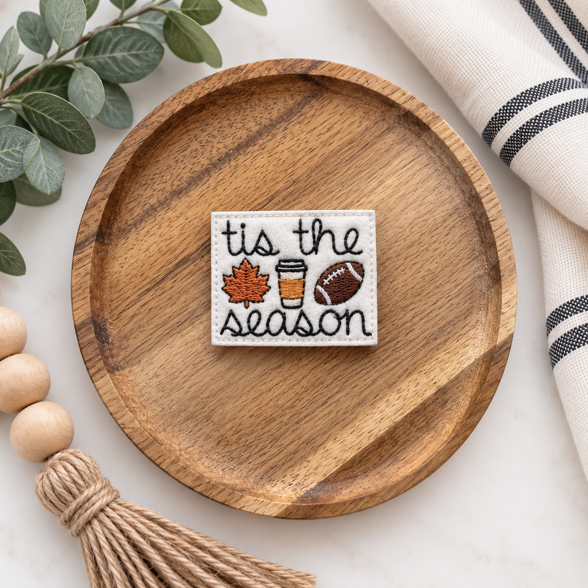 Tis The Season Fall Feltie Clip