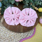 Pink Eyelet Fabric