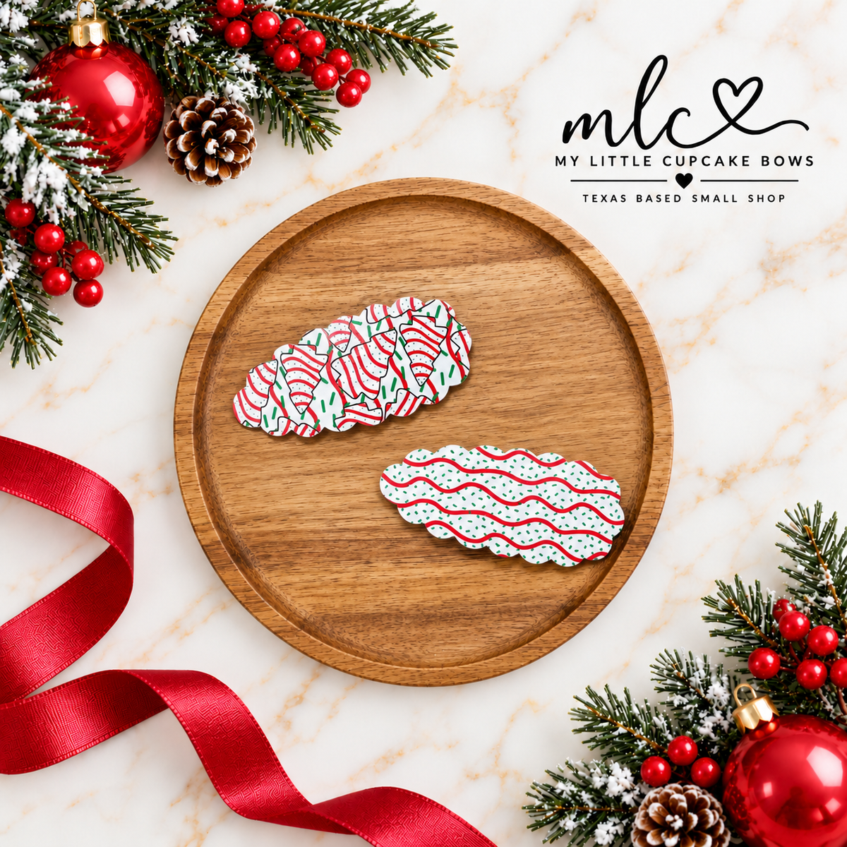 Tree Cake Snap Clips