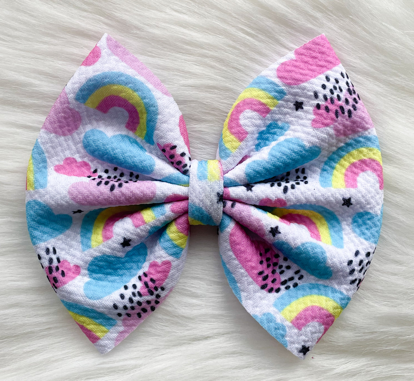 Happy Days Fabric Bow