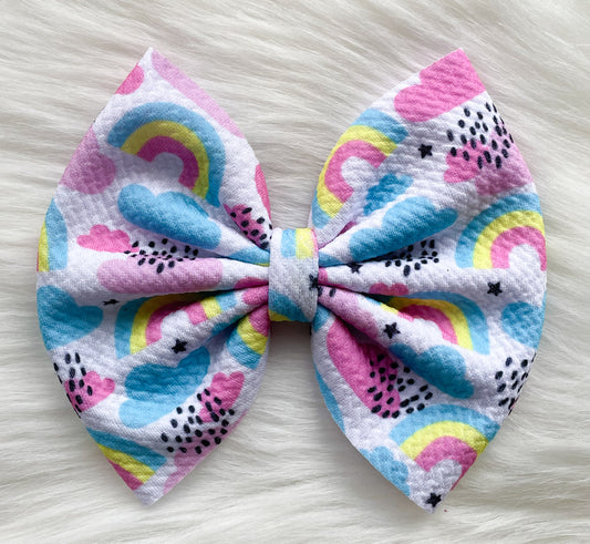 Happy Days Fabric Bow