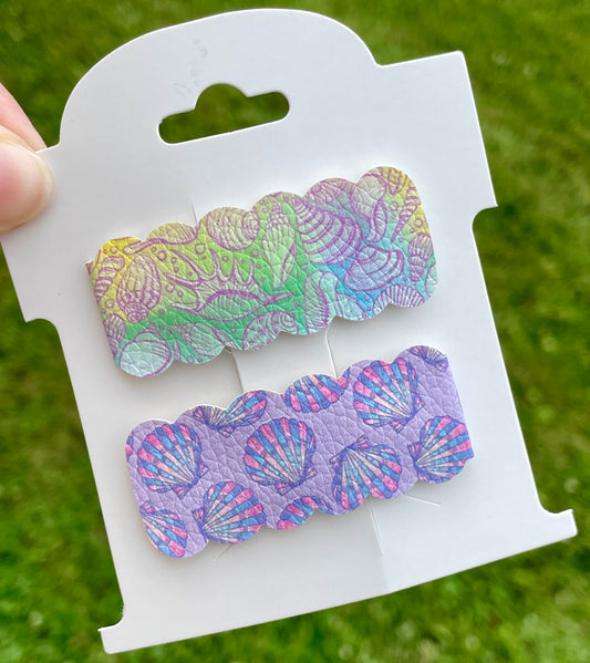 Seashell Snap Clips