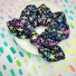 Neon Rainbow Stars Scrunchie