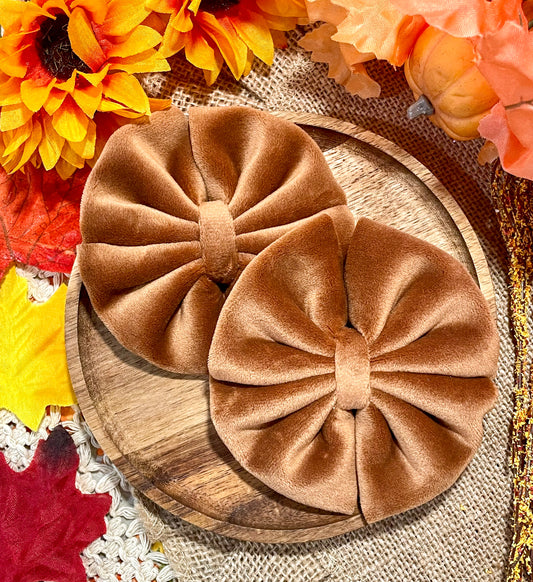 Gingerbread Velvet Plushy Fabric
