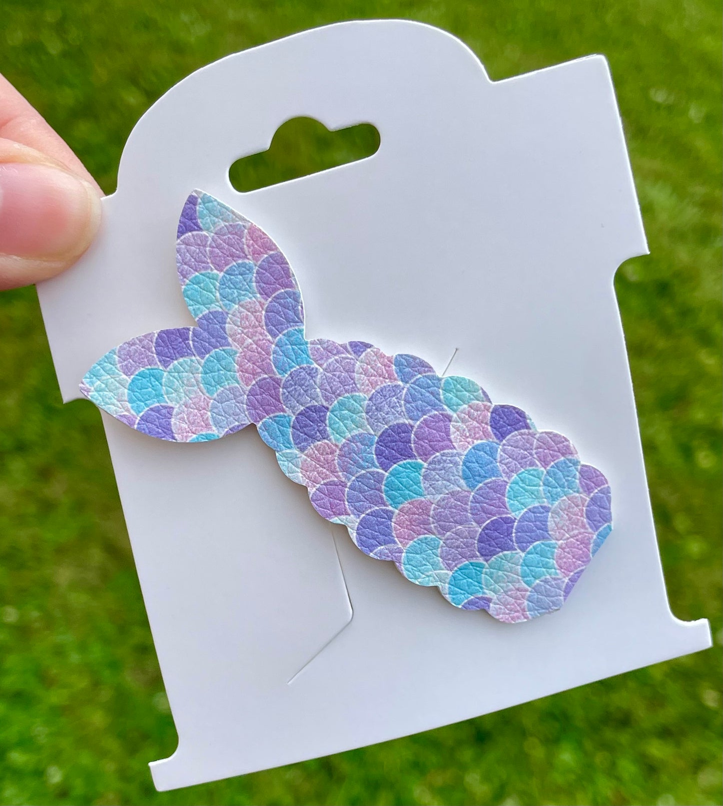 Pastel Purple Mermaid Snap Clip